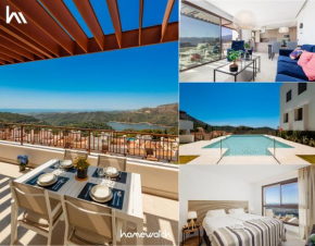 New built penthouse with stunning sea views Almazara Hills, Istan